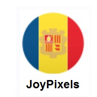 Flag of Andorra on JoyPixels