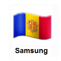 Flag of Andorra on Samsung