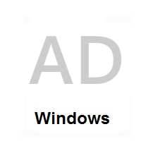 Flag of Andorra on Microsoft Windows