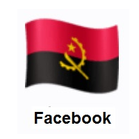 Flag of Angola on Facebook