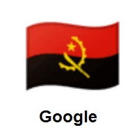 Flag of Angola on Google Android