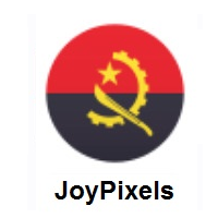 Flag of Angola on JoyPixels