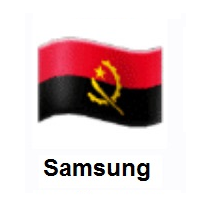 Flag of Angola on Samsung