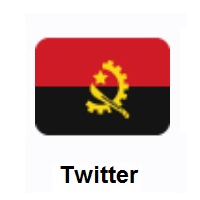 Flag of Angola on Twitter Twemoji
