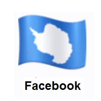Flag of Antarctica on Facebook