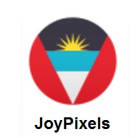 Flag of Antigua & Barbuda on JoyPixels