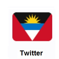 Flag of Antigua & Barbuda on Twitter Twemoji