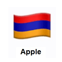 Flag of Armenia on Apple iOS