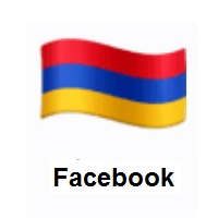 Flag of Armenia on Facebook