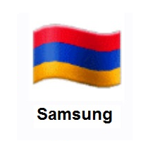 Flag of Armenia on Samsung
