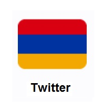 Flag of Armenia on Twitter Twemoji