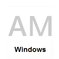 Flag of Armenia on Microsoft Windows