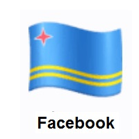 Flag of Aruba on Facebook
