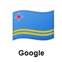 Flag of Aruba on Google Android