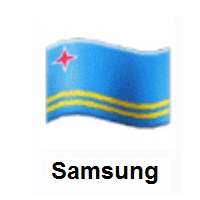 Flag of Aruba on Samsung