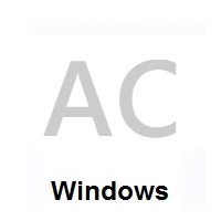 Flag of Ascension Island on Microsoft Windows