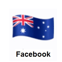 Flag of Australia on Facebook