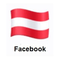 Flag of Austria on Facebook