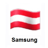 Flag of Austria on Samsung