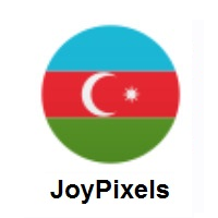 Flag of Azerbaijan on JoyPixels