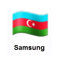 Flag of Azerbaijan on Samsung