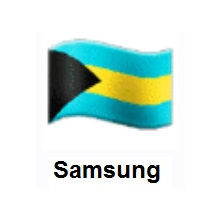 Flag of Bahamas on Samsung