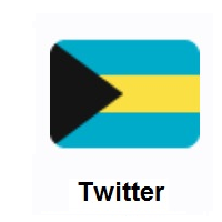 Flag of Bahamas on Twitter Twemoji