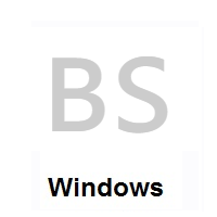 Flag of Bahamas on Microsoft Windows