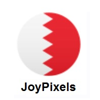Flag of Bahrain on JoyPixels