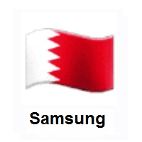 Flag of Bahrain on Samsung