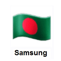 Flag of Bangladesh on Samsung