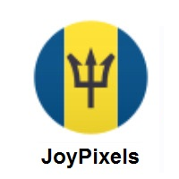 Flag of Barbados on JoyPixels