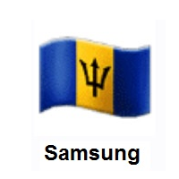 Flag of Barbados on Samsung