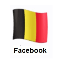 Flag of Belgium on Facebook