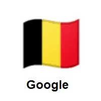 Flag of Belgium on Google Android