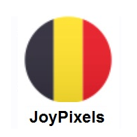 Flag of Belgium on JoyPixels