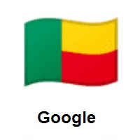 Flag of Benin on Google Android
