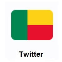 Flag of Benin on Twitter Twemoji