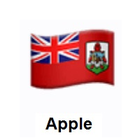 Flag of Bermuda on Apple iOS