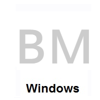 Flag of Bermuda on Microsoft Windows