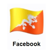Flag of Bhutan on Facebook
