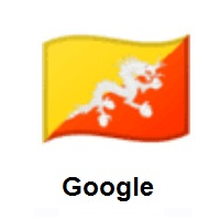 Flag of Bhutan on Google Android