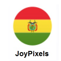 Flag of Bolivia on JoyPixels