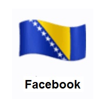Flag of Bosnia & Herzegovina on Facebook