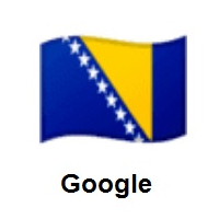 Flag of Bosnia & Herzegovina on Google Android