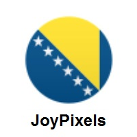 Flag of Bosnia & Herzegovina on JoyPixels