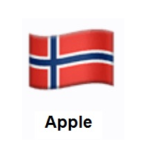 Flag of Bouvet Island on Apple iOS
