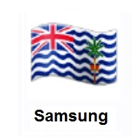 Flag of British Indian Ocean Territory on Samsung