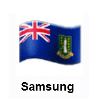 Flag of British Virgin Islands on Samsung