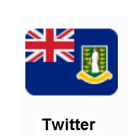 Flag of British Virgin Islands on Twitter Twemoji